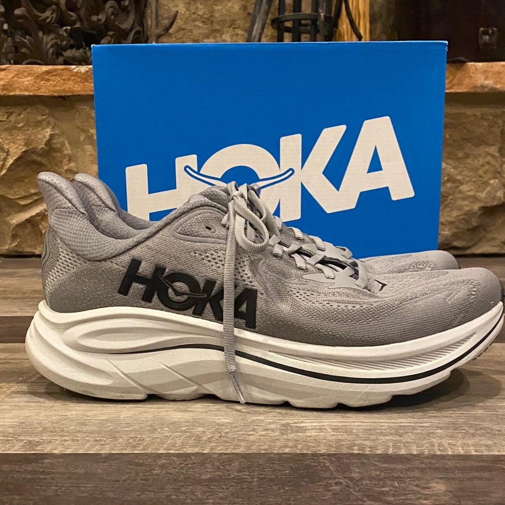 HOKA Clifton 10, M 10.5D Grey